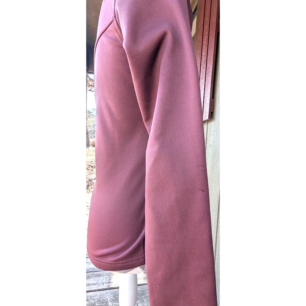 Kerrits Small Burgandy Wine Fleece Lined 1/4 Zip Equestrian Wear - Picture 11 of 11